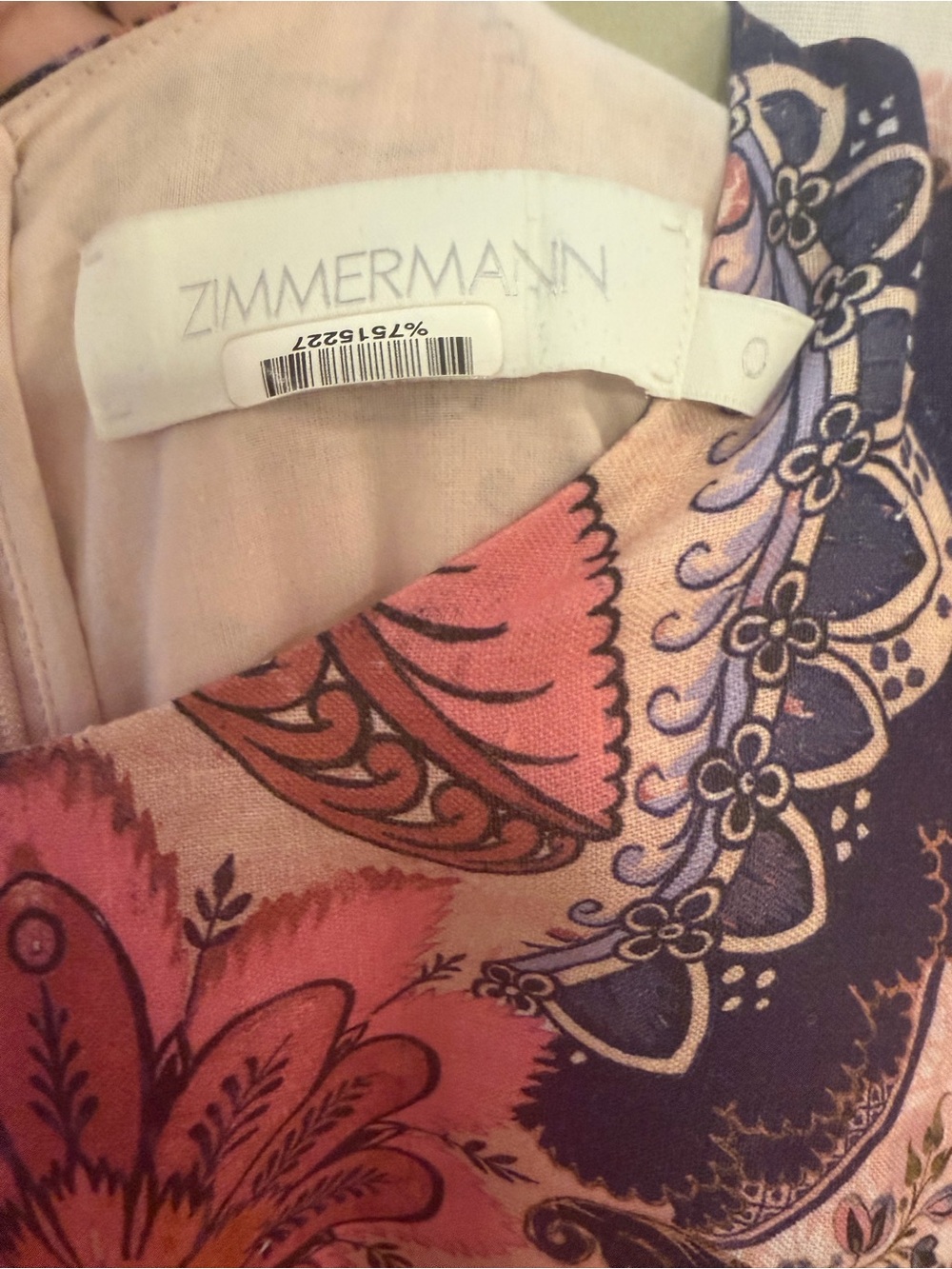 Zimmermann Laurel Long-sleeve Embroidered Midi Dress - Picture 8 of 9